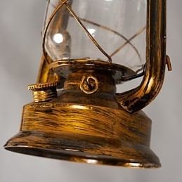 Rustikk Lodge Vintage Retro Mini-Stil Metall Pendellampe