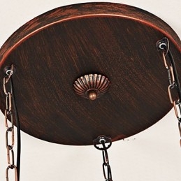 Rustikk Lodge Vintage Retro Mini-Stil Metall Pendellampe