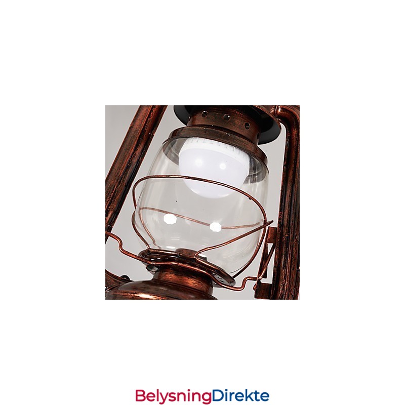 Rustikk Lodge Vintage Retro Mini-Stil Metall Pendellampe