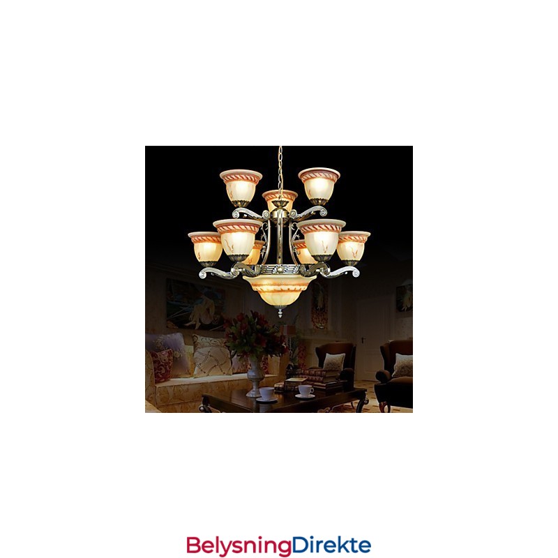 Lysekrone Tradisjonell Klassisk Vintage Retro Metall