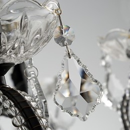 Krystalllysekrone Med 6 Lys Moderne Samtidsstil Tradisjonell Klassisk Rustikk Hytte Vintage Retro