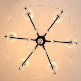 Krystalllysekrone Med 6 Lys Moderne Samtidsstil Tradisjonell Klassisk Rustikk Hytte Vintage Retro