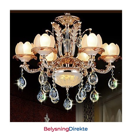 Krystallanheng I Europeisk Stil Enkel Retrobelysning I Legeringsstil