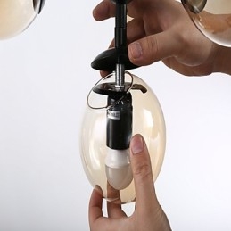 Tradisjonell Klassisk Retro-Malerifunksjon For Designere I Metalllysekrone