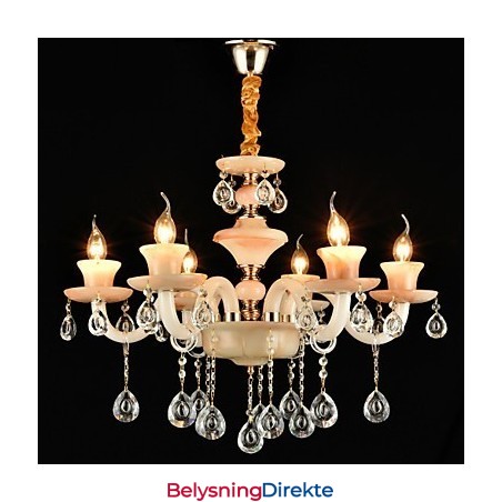 Moderne Samtids Tradisjonell Klassisk Galvanisert Funksjon For Krystall Mini-Style Metalllysekrone