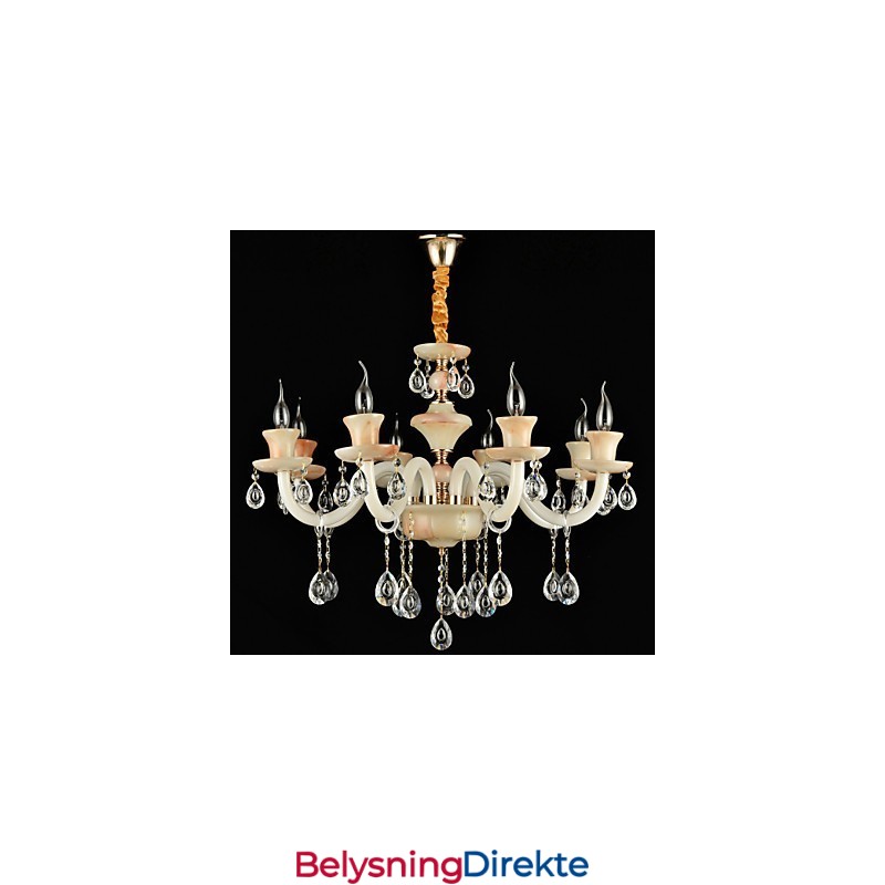 Moderne Samtids Tradisjonell Klassisk Galvanisert Funksjon For Krystall Mini-Style Metalllysekrone