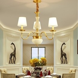 Dekorativ Lysekrone I Jade I Kobber