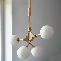 Tradisjonell Klassisk Malerifunksjon For Mini-Stil Tre-Bambus Anhengslampe