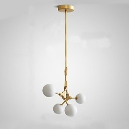 Tradisjonell Klassisk Malerifunksjon For Mini-Stil Tre-Bambus Anhengslampe