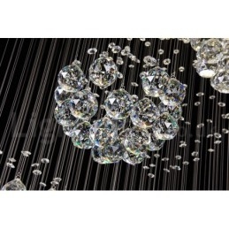 Ekstra Lengde 5 Meter Krystall Langt Fallende Takpendellampe Moderne Lysekrone Hjem Hengende Belysning Lysekrone Lamper Armaturer