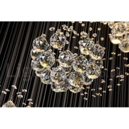 Ekstra Lengde 5 Meter Krystall Langt Fallende Takpendellampe Moderne Lysekrone Hjem Hengende Belysning Lysekrone Lamper Armaturer