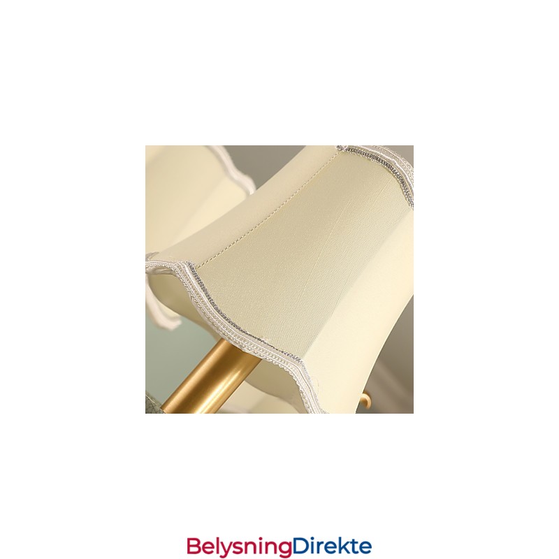 Dekorativ Lysekrone I Jade, Kobber, Op0