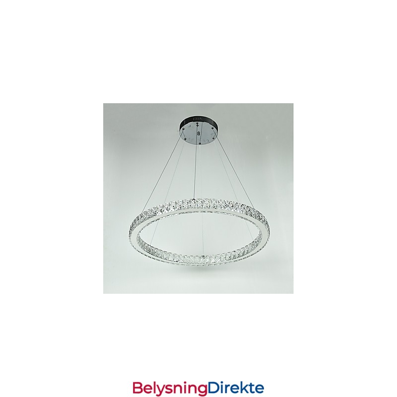 Dimmbar Ringformet Taklampe Moderne Lysekronebelysning Innendørslampe Med Fjernkontroll