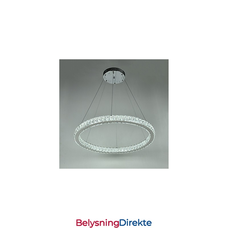 Dimmbar Ringformet Taklampe Moderne Lysekronebelysning Innendørslampe Med Fjernkontroll