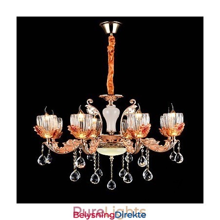 Moderne Samtids Tradisjonell Klassisk Sinklegering Funksjon For Krystall Mini Stil Metall Pendellampe