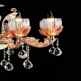 Moderne Samtids Tradisjonell Klassisk Sinklegering Funksjon For Krystall Mini Stil Metall Pendellampe