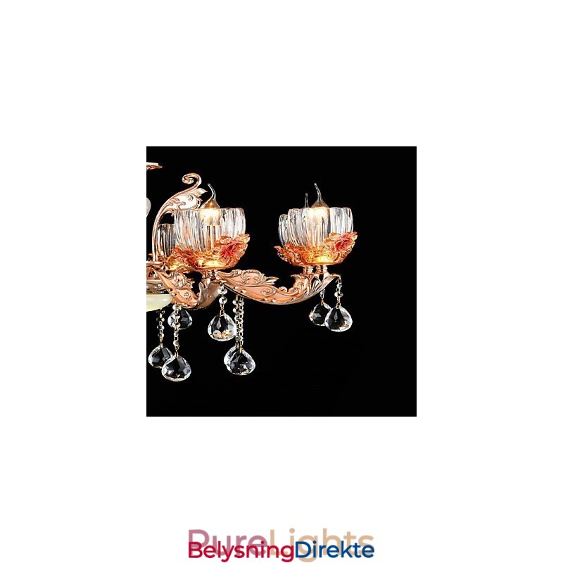 Moderne Samtids Tradisjonell Klassisk Sinklegering Funksjon For Krystall Mini Stil Metall Pendellampe