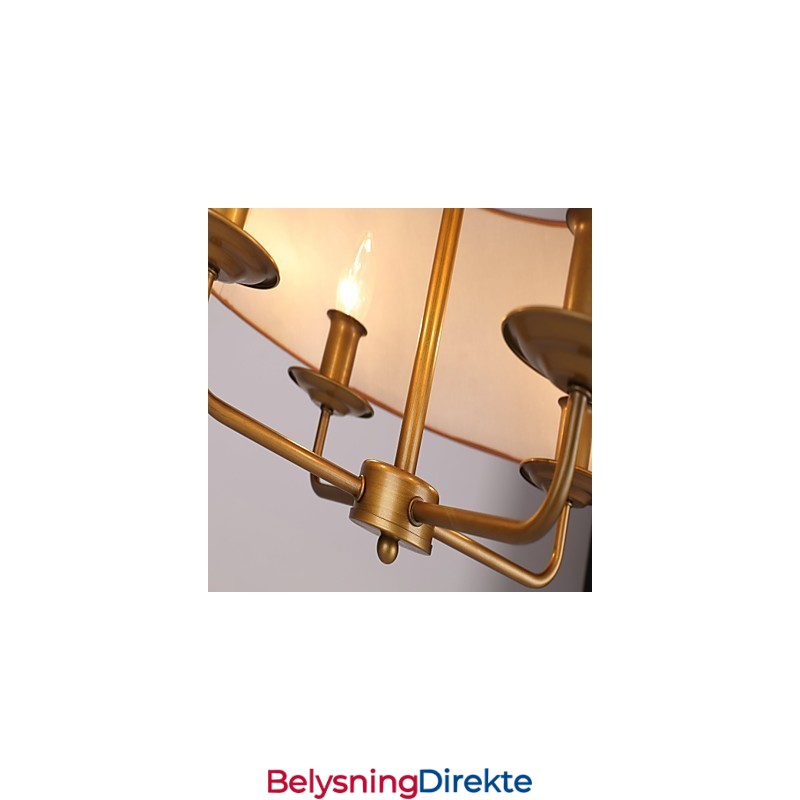 Rustikk Hyttemaling For Designere, Metall Innendørsbutikker, Lysekrone Med 2 Lyspærer