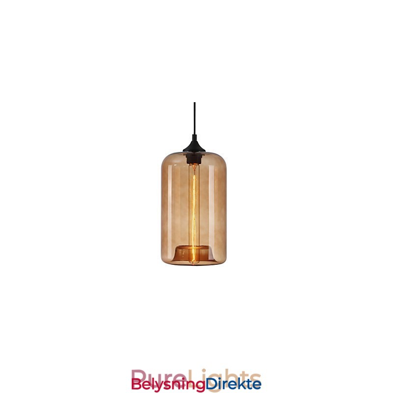 Flaskedesign Pendellampe Med 1 Lys Minimalistisk Jernmaleri