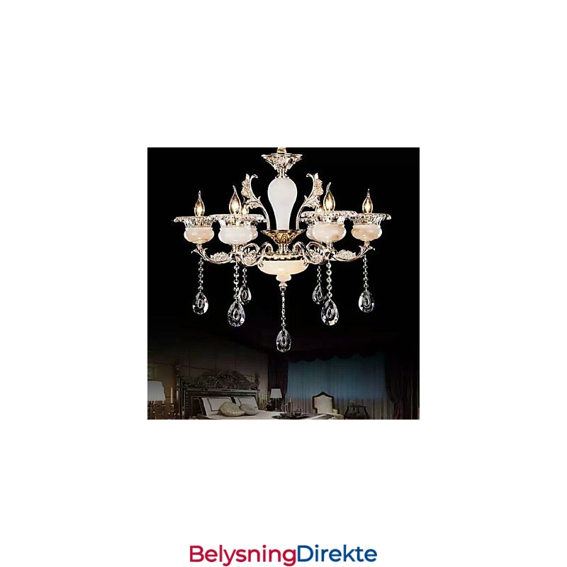 Retro Krom-Funksjon For Designere I Metall Med Anhengslampe