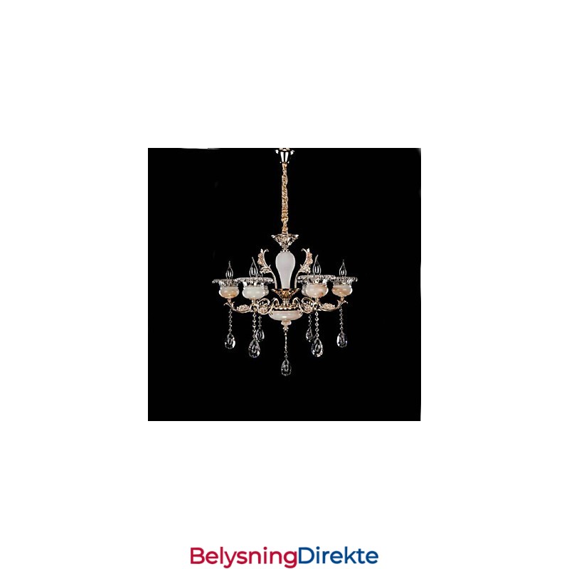 Retro Krom-Funksjon For Designere I Metall Med Anhengslampe