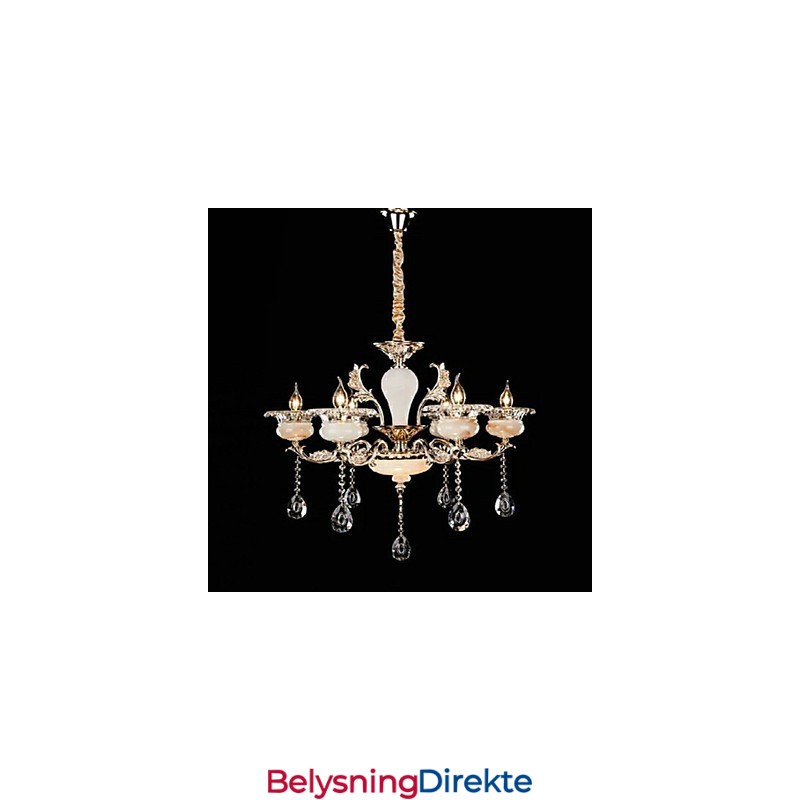 Retro Krom-Funksjon For Designere I Metall Med Anhengslampe