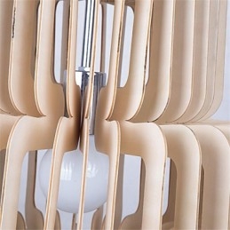 Vintage Trelags Kakelysekrone I Tre