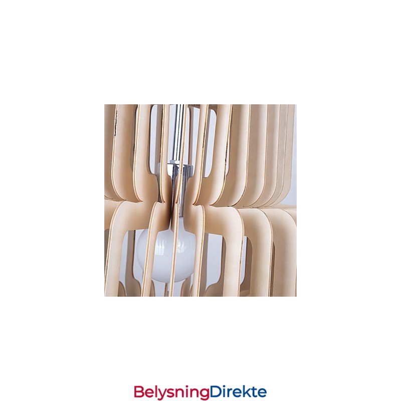 Vintage Trelags Kakelysekrone I Tre