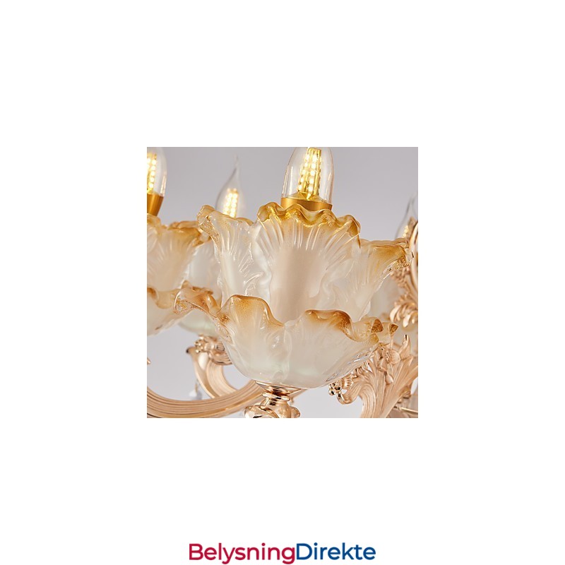 Europeisk Stil Atmosfære Sinklegering Krystall Hjemmelysekrone