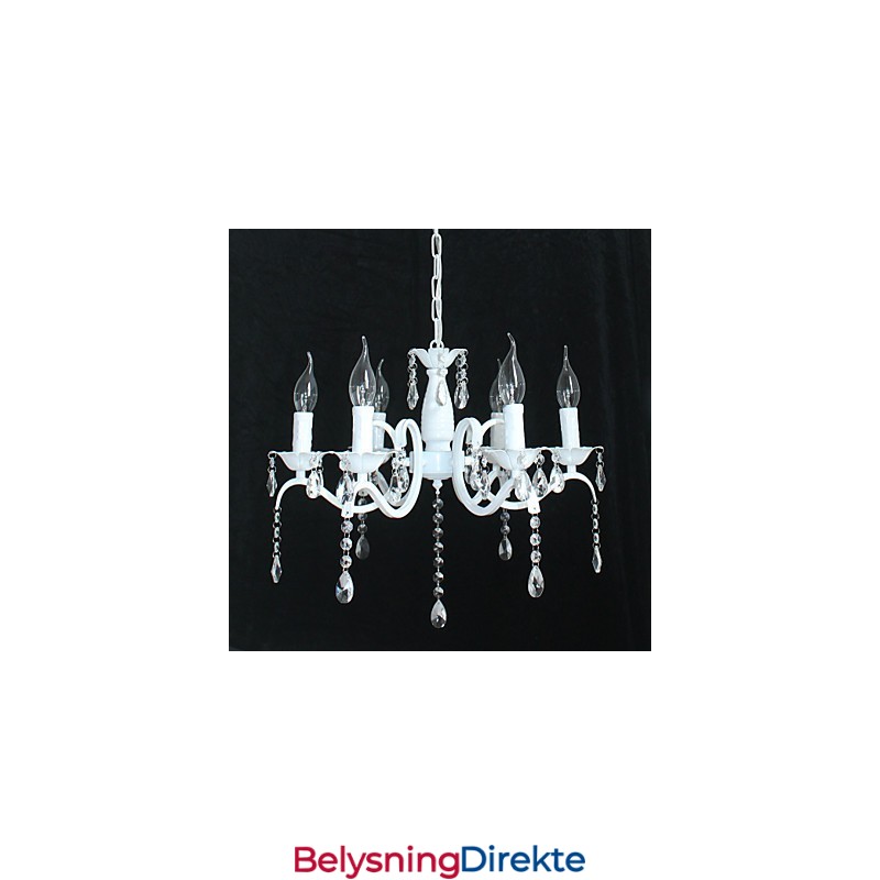 Lysekrone Moderne Krystall Mini Stearinlys Stil Jernlampe Lamper