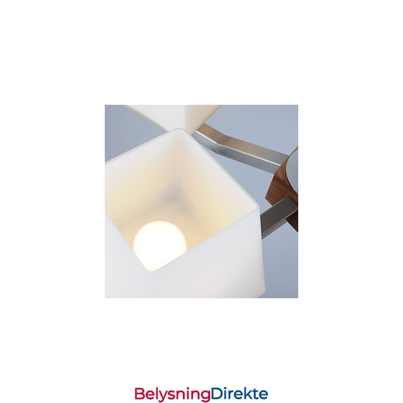 Moderne, Samtids Galvanisert Funksjon For Lysekrone I Tre Og Bambus