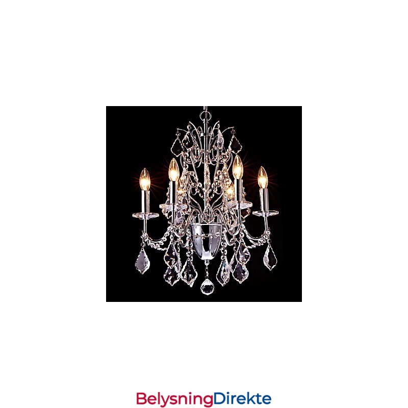 Moderne Samtids Tradisjonell Klassisk Land Krom Funksjon For Krystall Metall Lysekrone