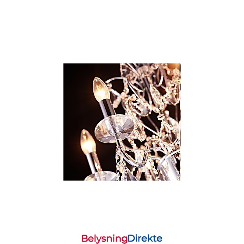 Moderne Samtids Tradisjonell Klassisk Land Krom Funksjon For Krystall Metall Lysekrone