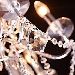 Moderne Samtids Tradisjonell Klassisk Land Krom Funksjon For Krystall Metall Lysekrone