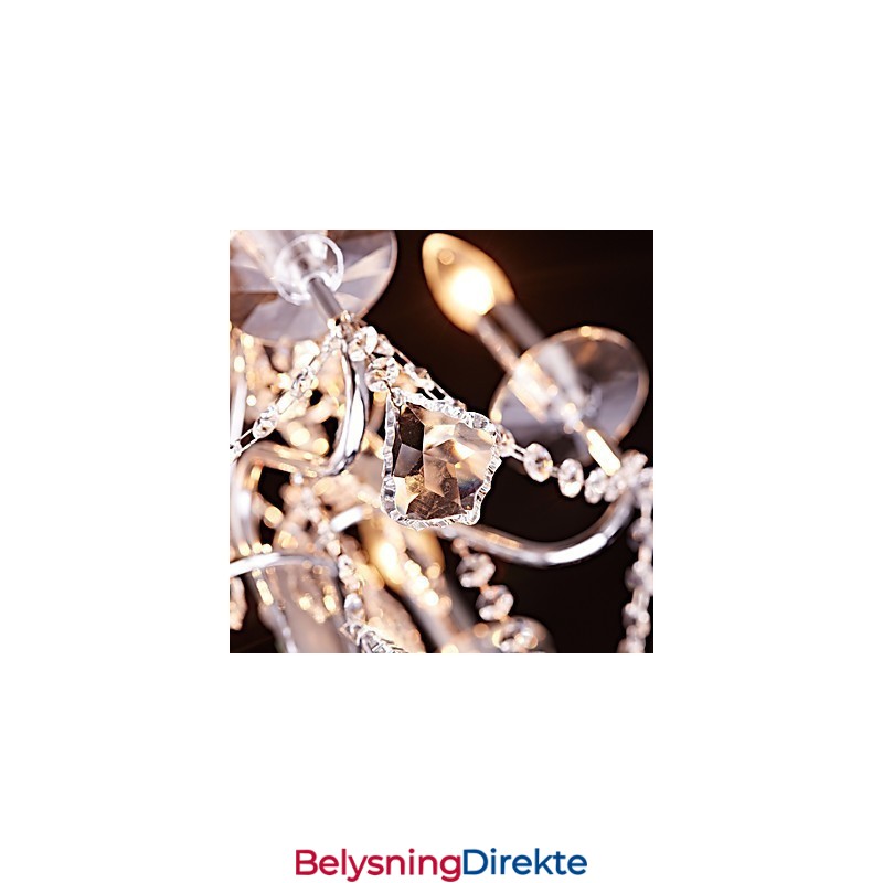 Moderne Samtids Tradisjonell Klassisk Land Krom Funksjon For Krystall Metall Lysekrone