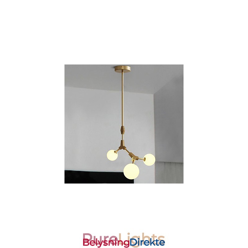 Tradisjonell Klassisk Malerifunksjon For Mini-Stil Tre-Bambus Anhengslampe