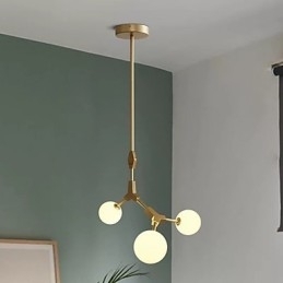 Tradisjonell Klassisk Malerifunksjon For Mini-Stil Tre-Bambus Anhengslampe