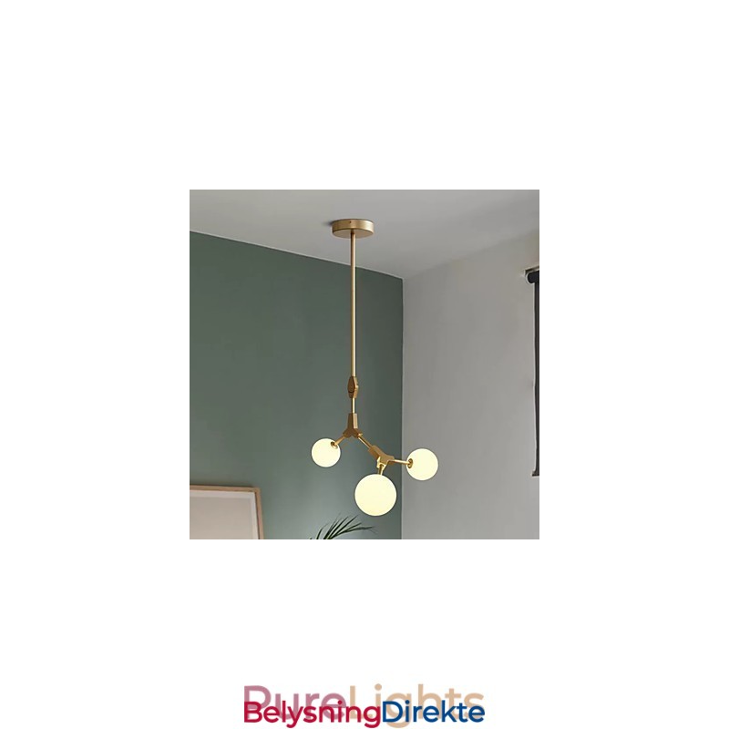 Tradisjonell Klassisk Malerifunksjon For Mini-Stil Tre-Bambus Anhengslampe