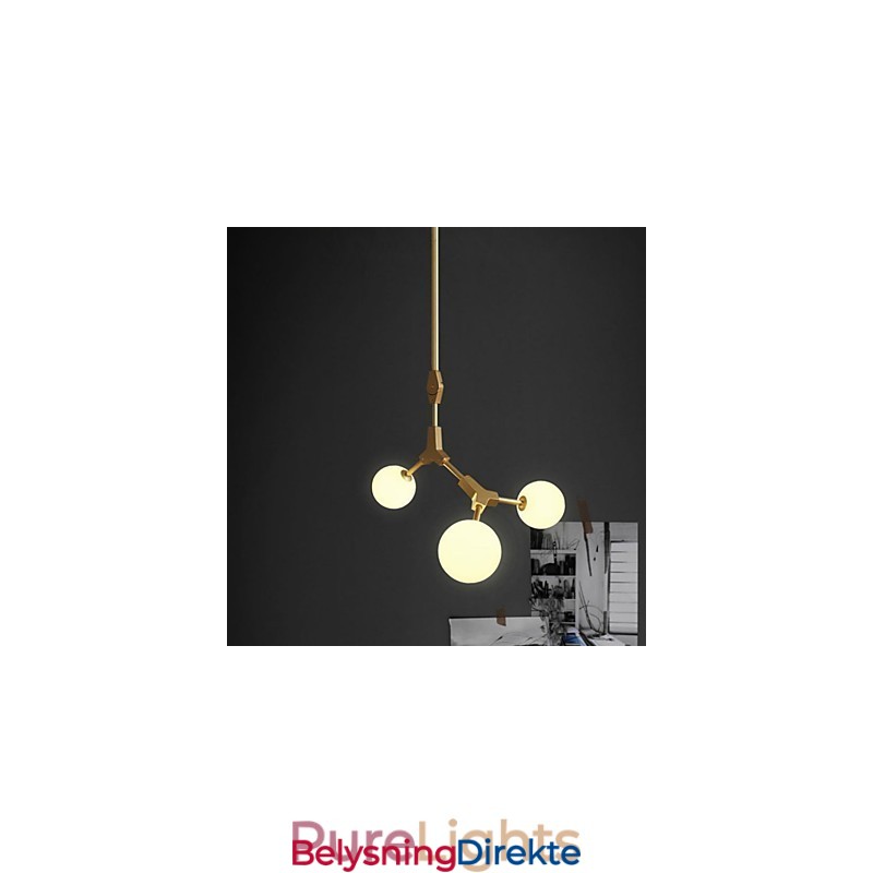 Tradisjonell Klassisk Malerifunksjon For Mini-Stil Tre-Bambus Anhengslampe