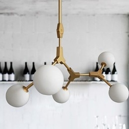 Tradisjonell Klassisk Malerifunksjon For Mini-Stil Tre-Bambus Anhengslampe