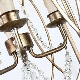 Fire Lys Vintage Metall Amerikansk Industriell Loft Maling Farge Europeisk Lysekrone Lampe Innendørs Dekor Pendellampe