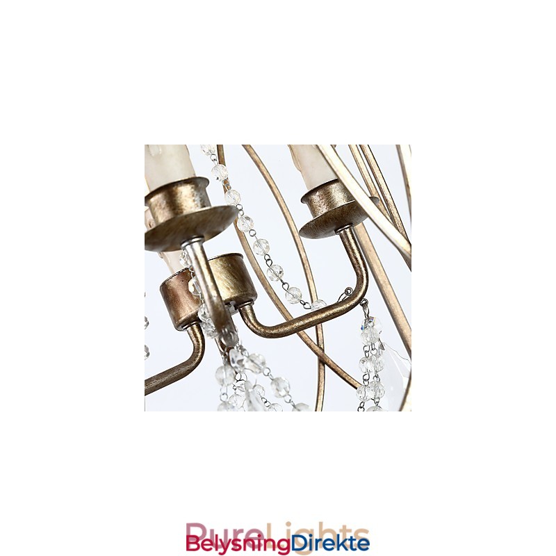 Fire Lys Vintage Metall Amerikansk Industriell Loft Maling Farge Europeisk Lysekrone Lampe Innendørs Dekor Pendellampe