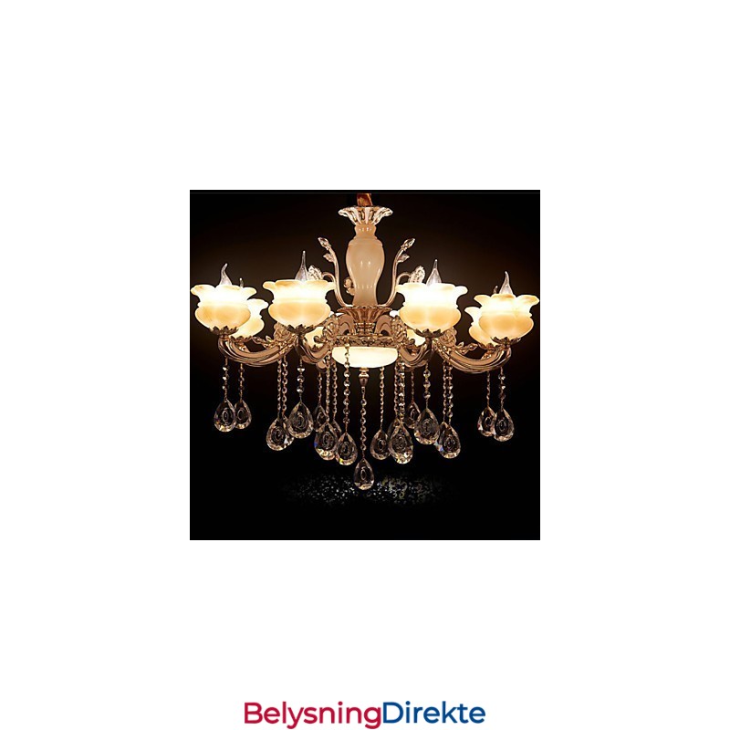 Jade Krystall Pendellampe