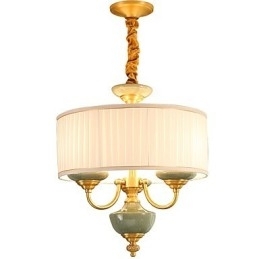 Dekorativ Lysekrone I Jade I Kobber