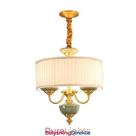 Dekorativ Lysekrone I Jade I Kobber