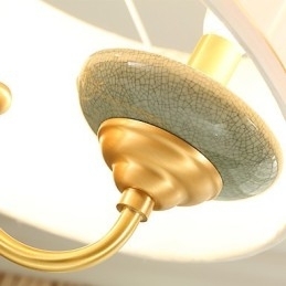 Dekorativ Lysekrone I Jade I Kobber