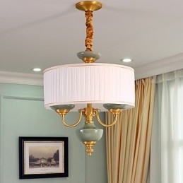 Dekorativ Lysekrone I Jade I Kobber