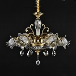 Rustikk Hyttemaling For Designere, Metall Innendørsbutikker, Lysekrone Med 2 Lyspærer