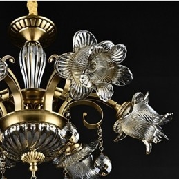 Rustikk Hyttemaling For Designere, Metall Innendørsbutikker, Lysekrone Med 2 Lyspærer