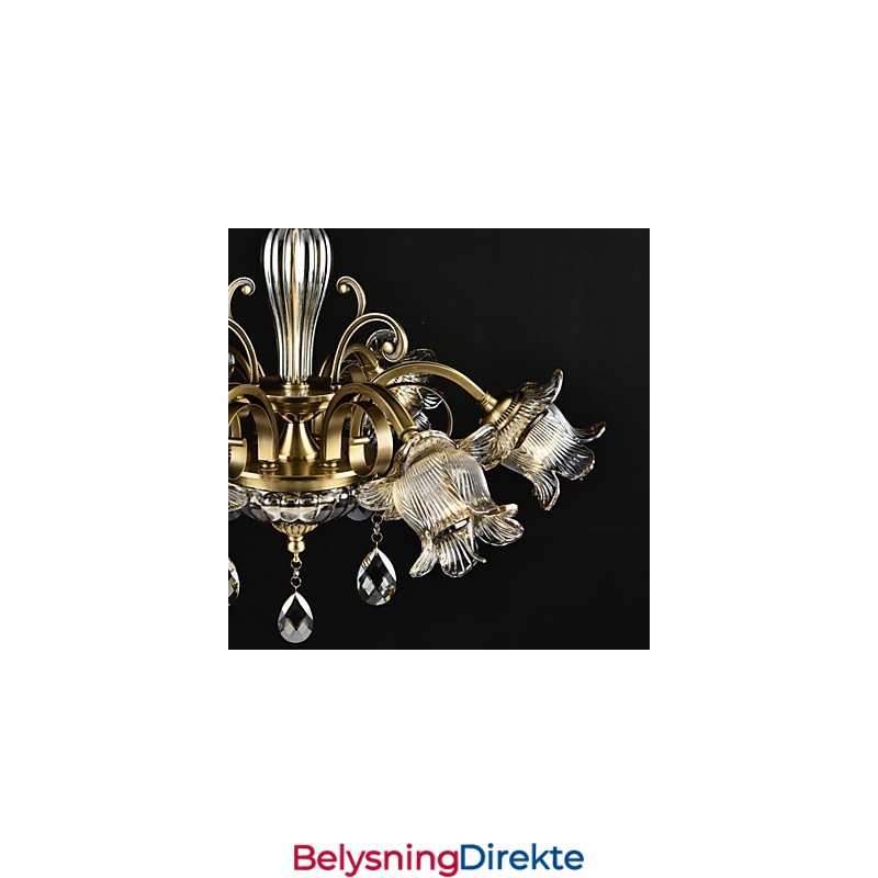 Rustikk Hyttemaling For Designere, Metall Innendørsbutikker, Lysekrone Med 2 Lyspærer